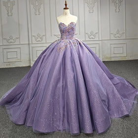Jancember 1154 Glitter Lilac Sweet Girl Elegant Quinceanera Dresses Vestidos De 15 Anos