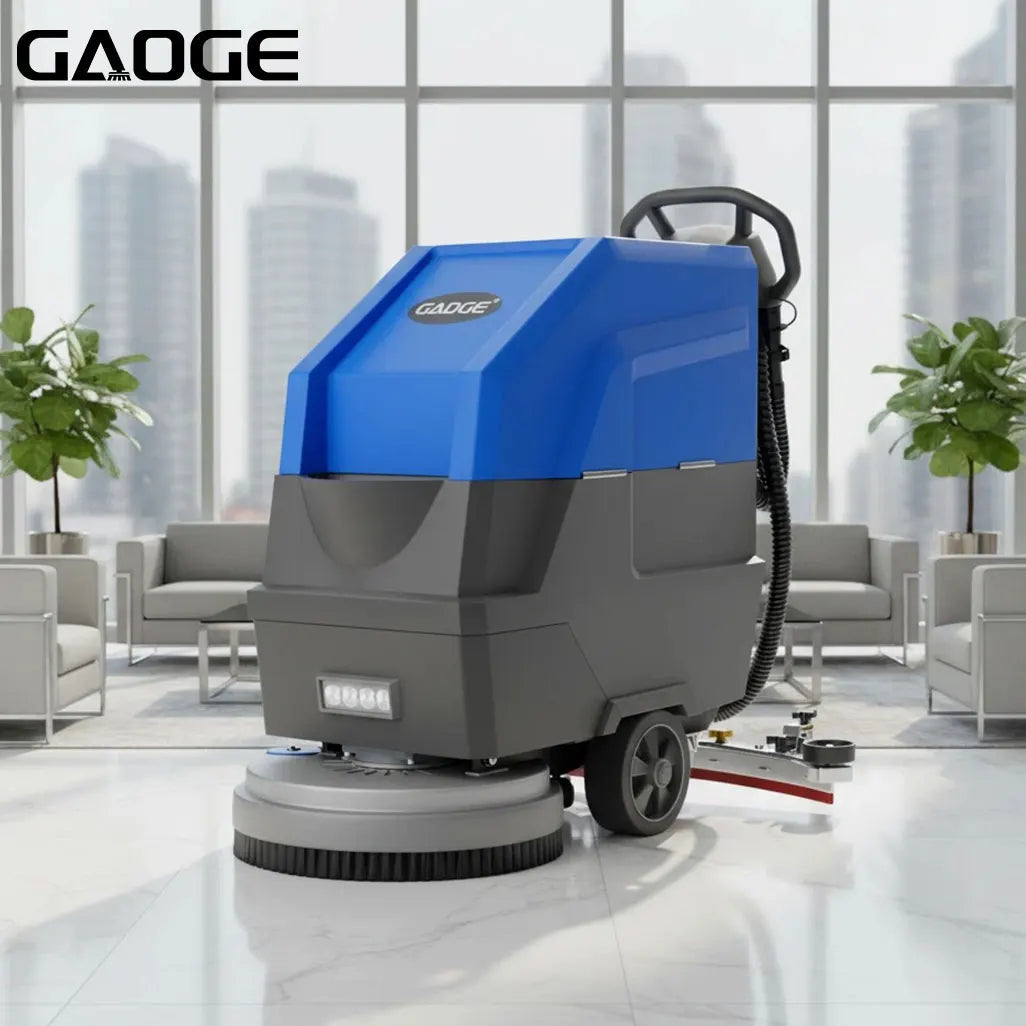 GAOGE F530X Self-Propelled Walk-Behind Floor Scrubber CE Certified Commercial Cleaner for Warehouse Factory and Supermarket