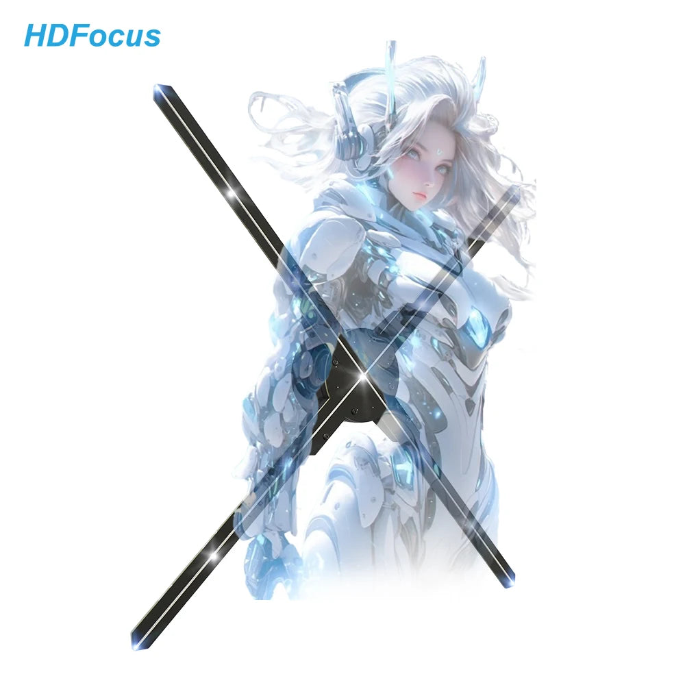 Attractive 3D Hologram Advertising Fan Equipped with LED Display and HD Animation for Enhanced Marketing Impact