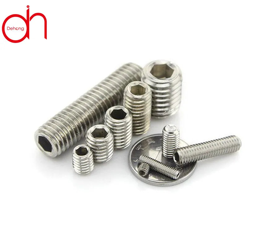 Stainless Steel Silver Plated Zinc Socket Screws Cup Point 5/16-18 Unc Set Screw