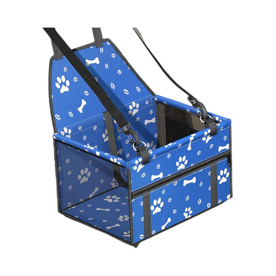 2023 New Breathable Expandable Folding Pet Carrier Waterproof Folding Hammock Pet Car Seat Cover