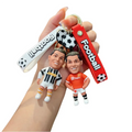 Hot Deal High Quality Souvenirs Gift Keychain Cute Pvc Keychain Cartoon Keychain messi Pendant