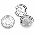 Virgin Mary DIY Accessories New Fashion Stainless Steel Retro Circular Photo Charms Pendant Holy Jewelry Findings Components
