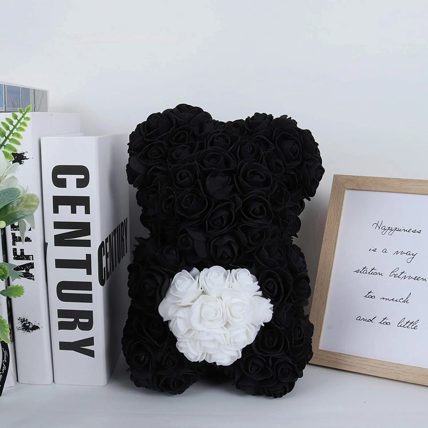 AYOYO OEM Rose 25cm Bear  Best Friend Birthday Gift Forever Artificial Flower Valentine's Day