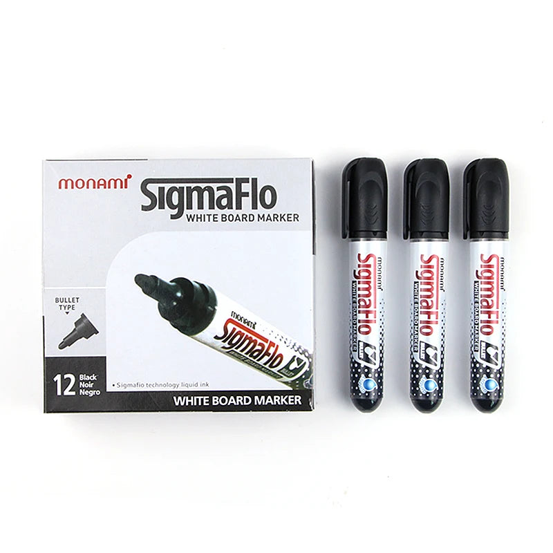 Customizable Non-toxic Large-capacity Ink Erasable Liquid Whiteboard Marker Whiteboard Pen 12pcs /box Multicolor Round Head