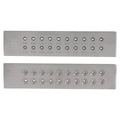 Superior Quality Metal Rectangle Jewelry Pull Plate Rectangular Hole Wire Drawing Board Stainless Steel Jewelry Drawplates
