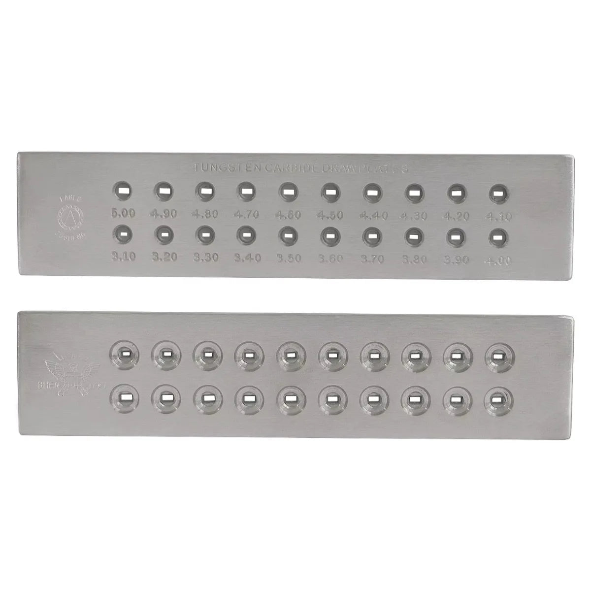 Superior Quality Metal Rectangle Jewelry Pull Plate Rectangular Hole Wire Drawing Board Stainless Steel Jewelry Drawplates