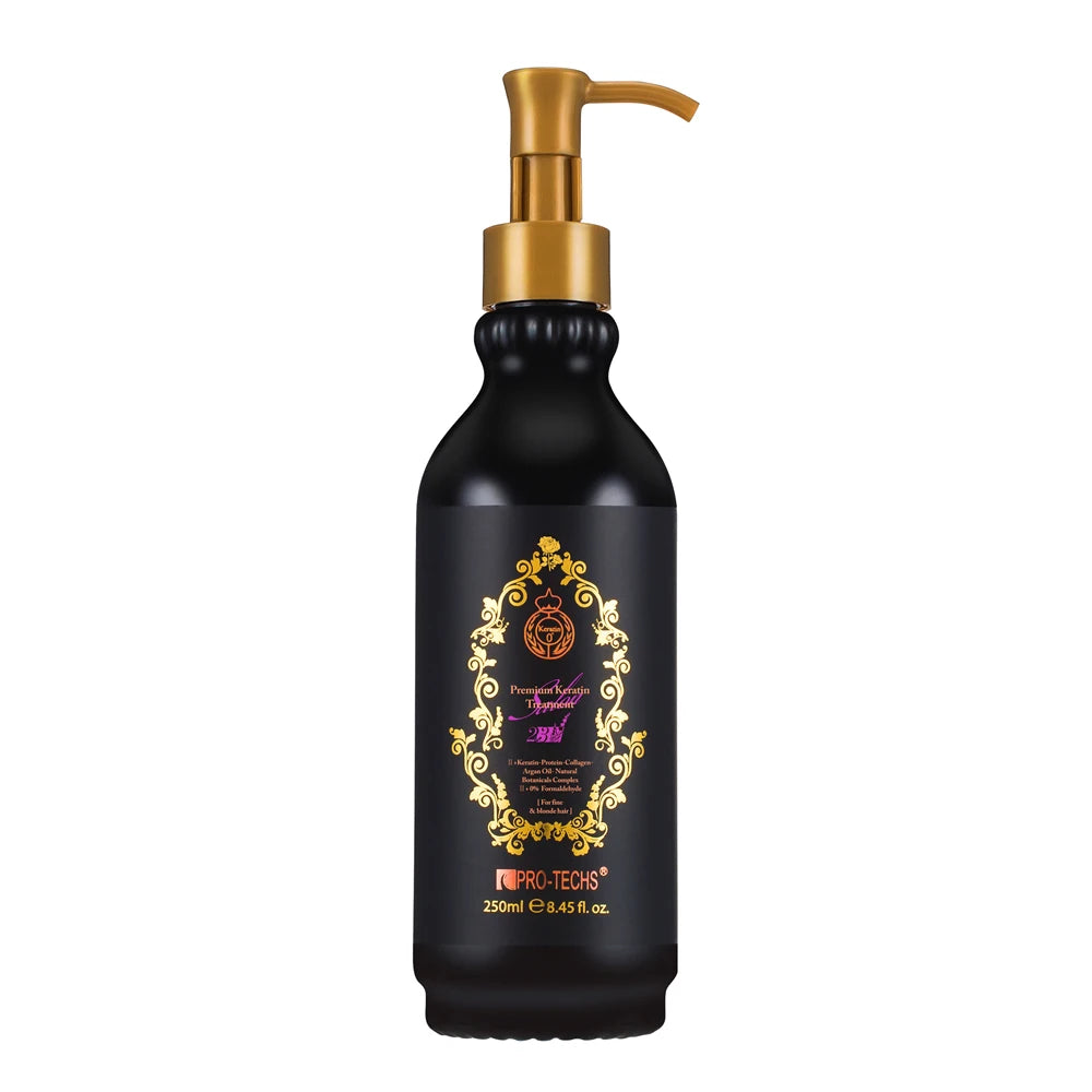 Salon Use Pro-tech Keratin 0+ 2.3 Premium Keratin Treatment Works for Fine and Blonde Hair