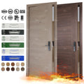 China Top Manufacturer Custom Fire Protection Door U-l Certified One Hour Fire Rated Door With American Hotel Fireproof Door
