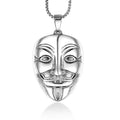 Hip-Hop Rap Men Stainless Steel Vendetta Pendant Movie Character Jewelry for Public Benefit Activities Fine Pendants & Charms