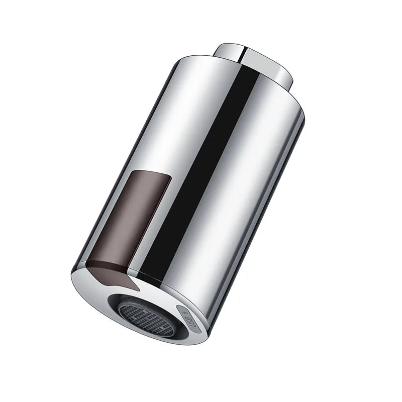 Chrome Smart Faucet Aerator with USB Charge Hand Free Adapter Water Save Faucet Aerator