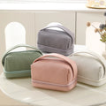 Qetesh Toiletry Bag Custom Large Capacity Waterproof Travel Portable Two-layer Makeup Cosmetic Bags with Handle