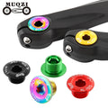 MUQZI MTB Road Bmx Bike Crank Cover Screws M15 Crank Arm Bolt Fixed Crankset Cover Cap 11 Colors