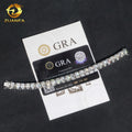 Ready to Ship Christmas Gift Men Fashion Unique Design Sterling Silver 925 6.5MM Side Iced Tennis Bracelet Diamond Moissanite