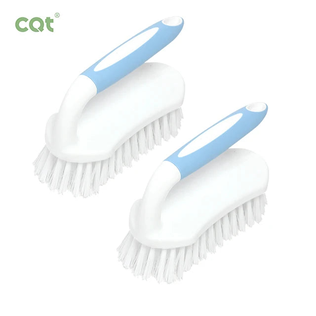 Hot Selling Plastic Shower Bathroom Floor Cleaning Brush with Durable Scrub and Handle