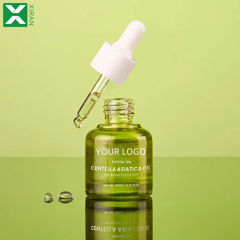 Centella Asiatica Oil 20ml 100% Pure Vegan Ingredient Organic Facial Massage Oil for Acne Prone Skin Care Face Oil