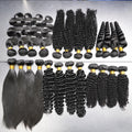 Kinky Curly Human Hair Lace Front Cuticle Aligned Virgin Hair Bundles Extension