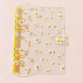 Cute A5/A6 Cute Spiral Notebook 6-Hole Hand Ledger with PVC Transparent Notes Loose-Leaf Binding School Stationery