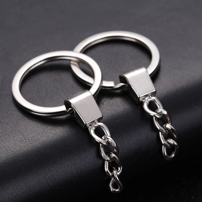 Metal Key Chains With Alloy Connectors 4-Link Grindchain Key Ring Pendant Keychain Ring Manufacturer Wholesale Custom
