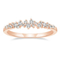 Ladies Fashion Jewelry Eternity Ring Cubic Zirconia Anniversary Ring CZ Copper Wedding Band for Women Size 4-12