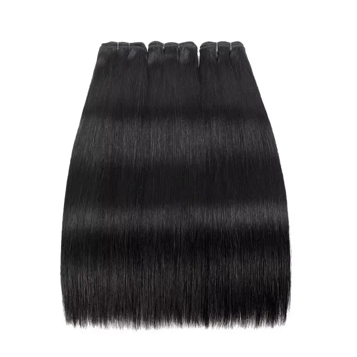 100 Natural Original Raw Indian Human Hair Customized Style Long Wave Cuticle Aligned Virgin Hair Weave Bundles