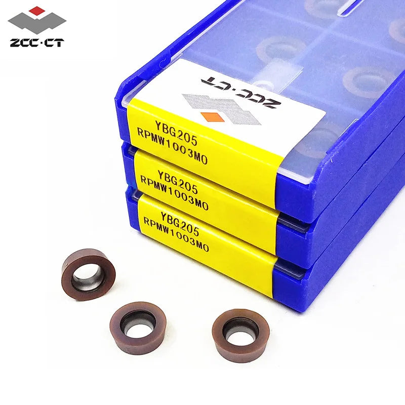 ZCC.CT RPMW1003MO YBG205 CNC Machine Indexable Milling Cutter Carbide round Milling Cutter with Customizable OEM Support