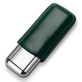 CIGARLOONG Travel Portable Leather Cigar Case Double Cigar Tube Humidor Case Storage Cigar Accessories for Outdoor