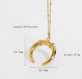 Manufacturer Custom Pvd Jewellery Waterproof Necklace Supplier Islamic Muslim Jewelry Top Ranking Trendy New Arrival Necklace