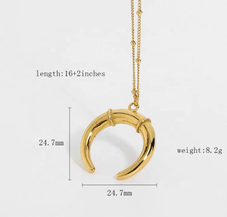 Manufacturer Custom Pvd Jewellery Waterproof Necklace Supplier Islamic Muslim Jewelry Top Ranking Trendy New Arrival Necklace