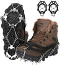 Woqi Outdoor Non Slip Ice Shoes Grippers Spike Shoes Snow Cleats Women Magic Spike for Boot