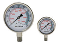 10000 psi 4 Inch 100 mm Diameter G1/2 Hydraulic Pressure Gauge in Stock