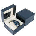 Custom Logo Single Dark Blue Pu Leather Men Watch Box in Stock Low MOQ Prompt Delivery Within 7 Days