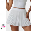 High Waisted Women's Pleated Tennis Skirt Lightweight Golf Skorts with Breathable Athletic Shorts Pockets for Women's Sports