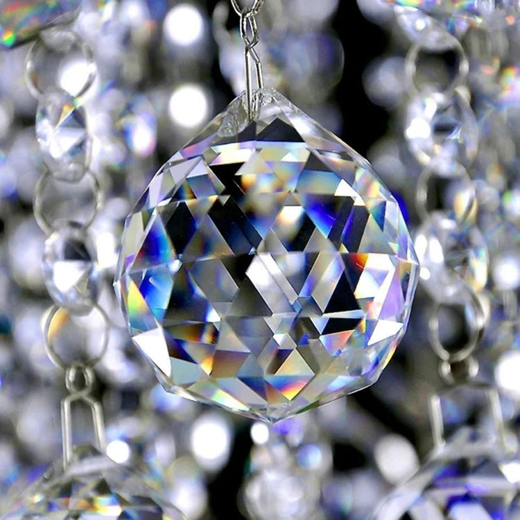 Honor of Crysal Home Feng Shui Decoration 20-100Mm Crystal Chandelier Lampwork Parts Ball Chandelier Crystal Accessories