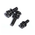 SS 304/316 High Strength Carbon Steel 4.8/8.8/12.9 Grade Black Zinc Pan Head Cross Recessed Metric Three Combination Screws
