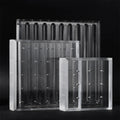 POENNIS Hypoallergenic Jewelry Holder Organizer Earring Stud Labret Belly Barbell Acrylic Body Piercing Jewelry Display Stand