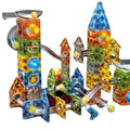 105pcs Diamond Color Window Magnetic Puzzle Plastic Track Puzzle with Variable Magnetic Slide Block Christmas Gift