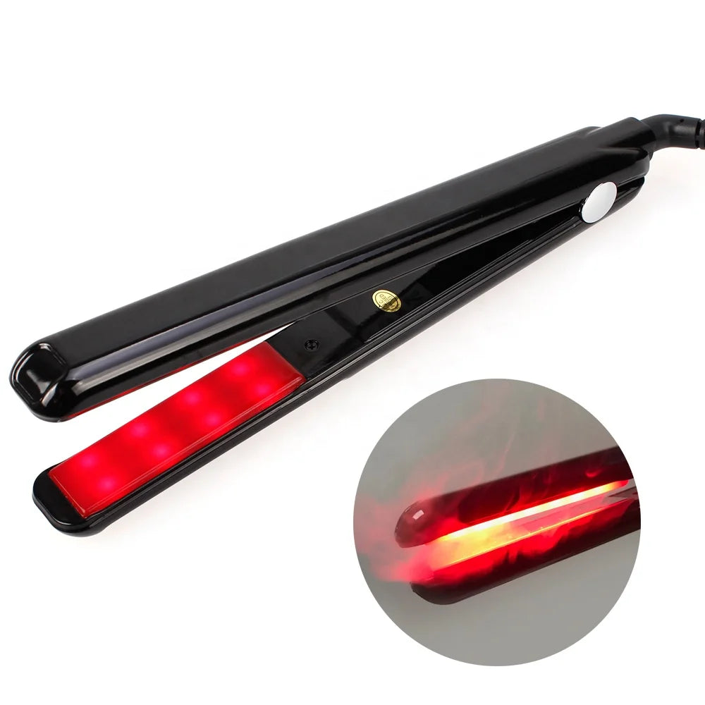 Ultrasonic Infrared Cold Plate Hair Care Iron Hair Straightener Without Heating