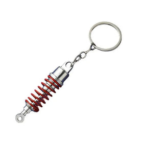 Creative Spring Auto Absorber Keychain Car Parts Modification Shock Absorber Metal Key Chain Pendant Gift Trendy Car Enthusiasts