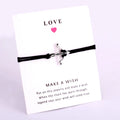 Manufacturer Custom logo Silver Plated Friendship love Anchor Fishhook Arrow Rudder Charm Men Rope Ladies Women Bracelet