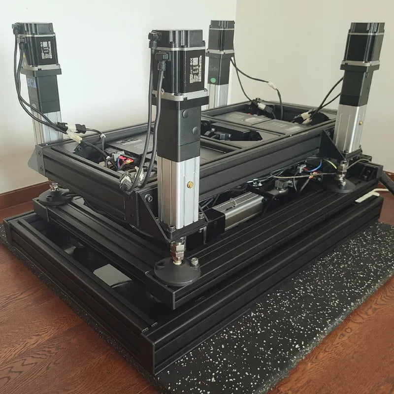DIY 4DOF Motion Platform Kits 750W 50-150MM square Cylinder with 4 in 1 MDBOX for Simtools Racing Games Racing/flight Simulator