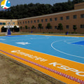 Battle Outdoor Sport Tiles Interlocking Modular PP Floor Tile for Multipurpose Sport Court