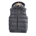 Men's Winter Jacket Plus Size Intelligent Heating Graphene Heated Vest Waterproof Windproof Waistcoat Pria Pakaian Chaleco Man