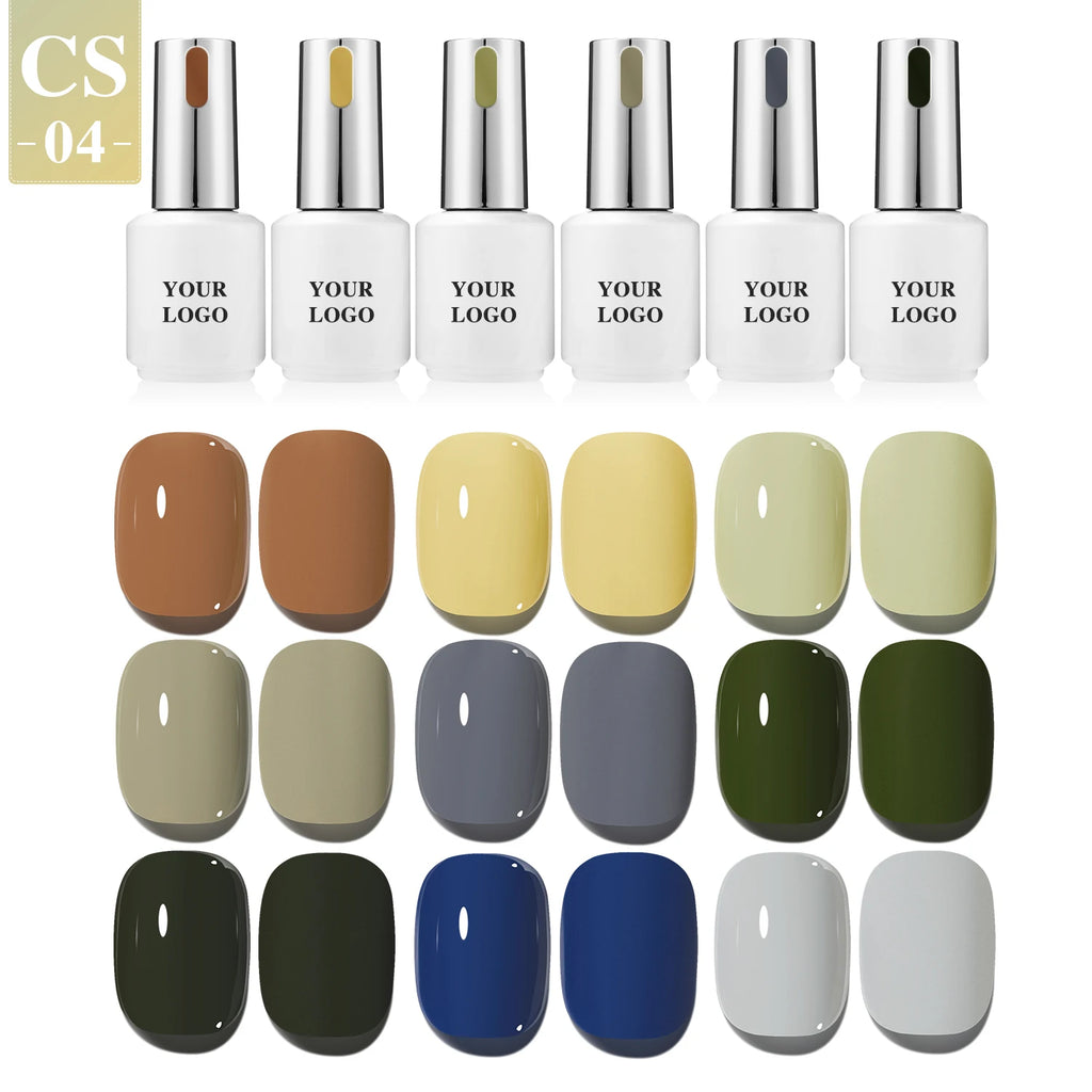 Vendeeni Professional Gel Nail Supplies New Design 9colors 15ml Uv Gel Nail Polish Set OEM Custom Private Brand Nail Gel Polish