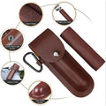 Hot Sell Outdoor Survival Punch Tool Storage Bag Camping Wood Auger Drill Bit Pouch Custom Manual Auger Leather Sleeve
