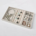 Custom Velvet Jewelry Wholesale Ring Earrings Bracelet Necklace Jewelry Box to Receive Dish