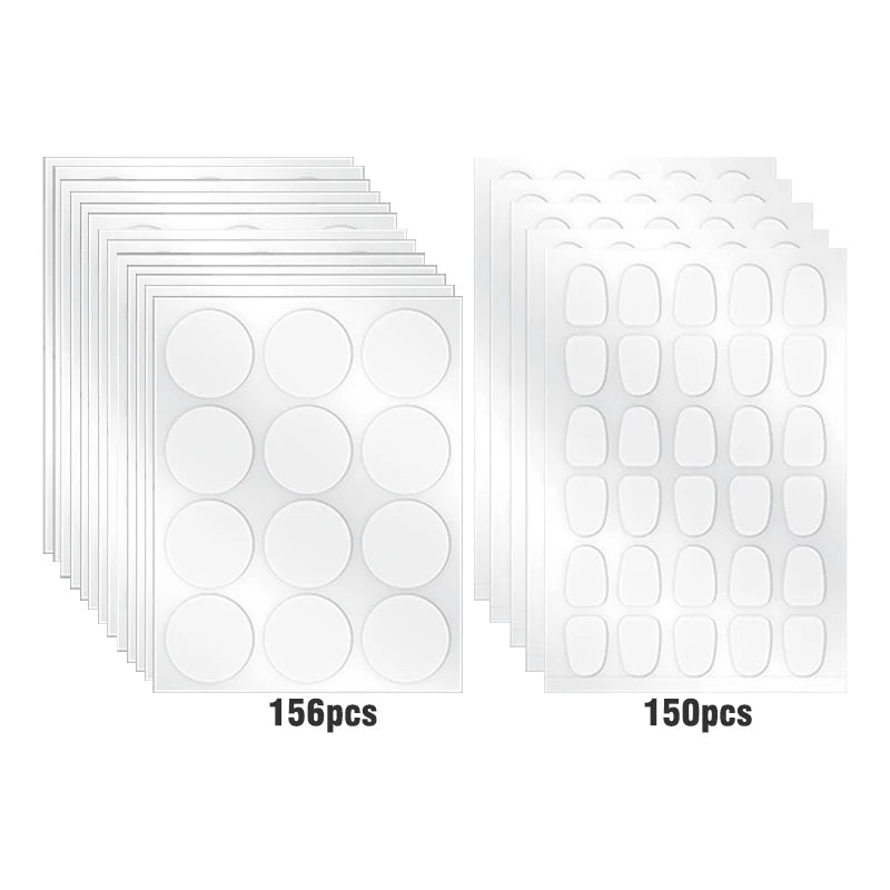 306pcs Heavy Duty No Trace Transparent Double Sided Adhesive Dots for Poster Craft DIY Office