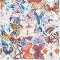 E-50pcs Butterfly  Pvc Graffiti Stickers Packs for Notebook Skateboard Water Cup Suitcase Graffiti Decorative PVC  Wholesale
