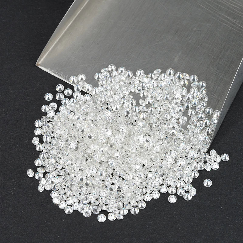 Starsgem 3mm Lab Grown Diamond DEF VVS VS Bulk Sale 0.1 Ct Hpht Diamond Round Brilliant  Cut Loose Lab Created Diamond