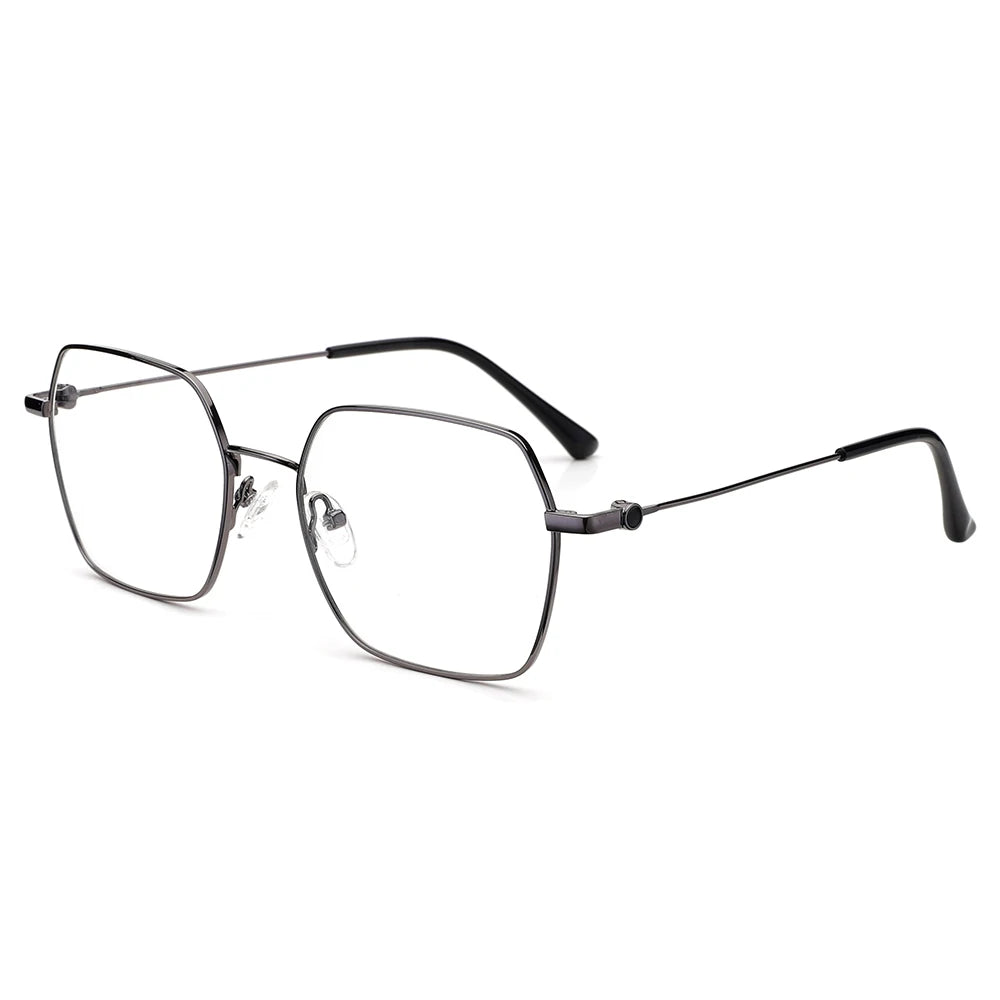 MB1117 Custom Popular Black Metal Titanium Optical Frame Glasses